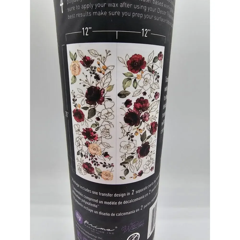 Re-Design with Prima Decor Transfer in the "Midnight Floral" design - Picture 5 of 5